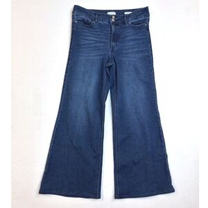 Sofia Jeans by Sofia Vergara Margot Wide Leg Indigo Denim Jeans Womens 14